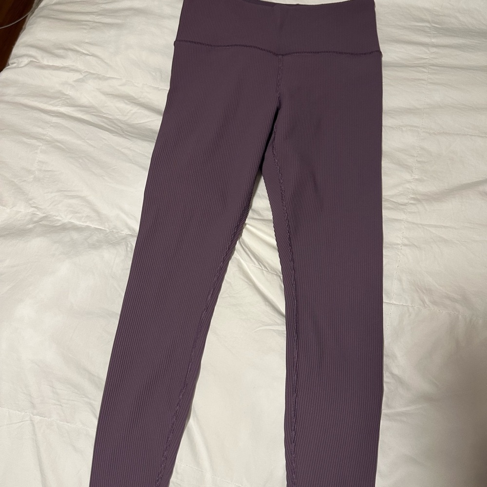 Athleta Purple Leggings High Waist Full Length